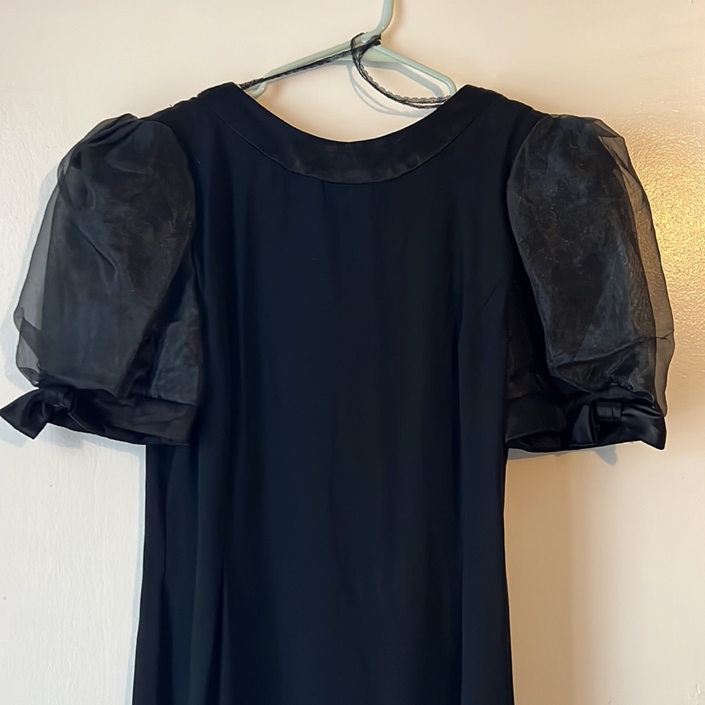 Vintage Michael Marcello 80’s style puff sleeve prom dress